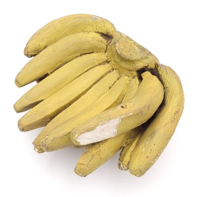 Curious Old Grocery Prop of Carved and Painted Bananas