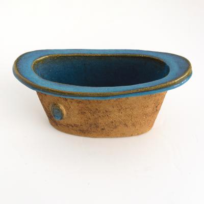 Curt Magnus Addin CURT ADDIN STUDIO PARTIAL GLAZE STONEWARE VASE AND BOWL Scandinavian Modern