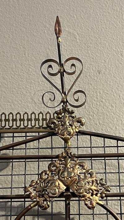 Curtis Jer 1960s Curtis Jer San Francisco Conservatory of Flowers Metal art Wall Sculpture