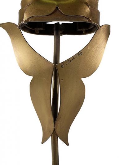 Curtis Jer American Modern Brass Animal Horn Sculpture Curtis Jere