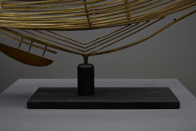 Curtis Jer Boat Sculpture by Curtis Jere 1970s