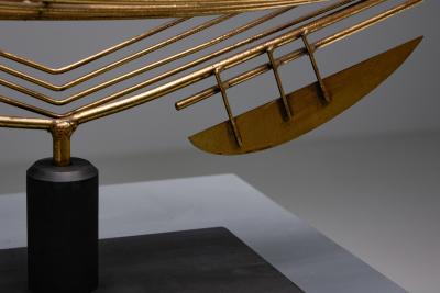 Curtis Jer Boat Sculpture by Curtis Jere 1970s