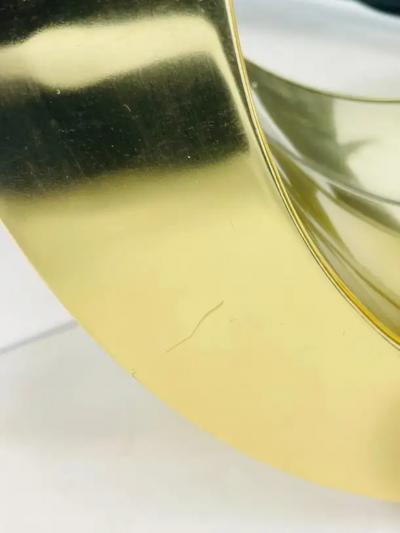 Curtis Jer Brass Port Hole Wall Mirror Attributed to Curtis Jere