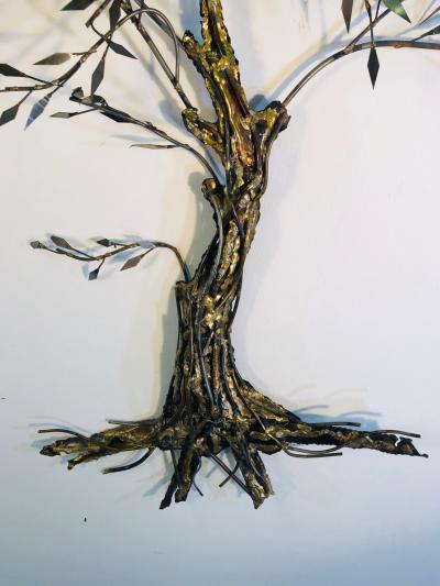 Curtis Jer Brutalist Tree of Life Wall Sculpture