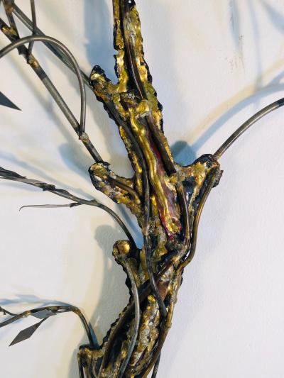 Curtis Jer Brutalist Tree of Life Wall Sculpture