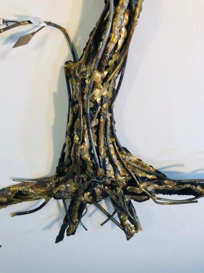 Curtis Jer Brutalist Tree of Life Wall Sculpture