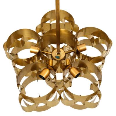 Curtis Jer C Jere Brass Cloud Chandelier