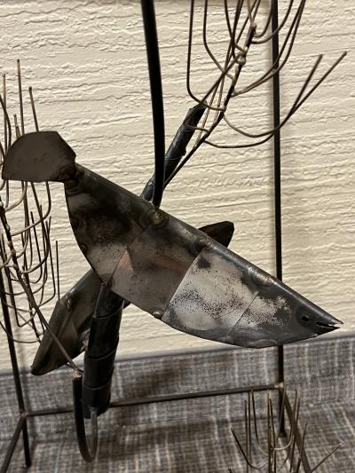 Curtis Jer CURTIS JERE FISH AND PLANTS BRUTALIST SCULPTURE