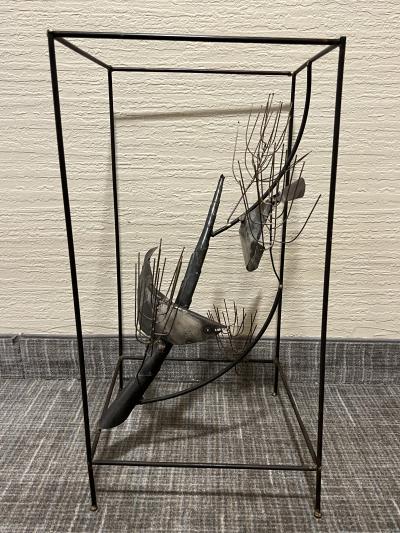 Curtis Jer CURTIS JERE FISH AND PLANTS BRUTALIST SCULPTURE