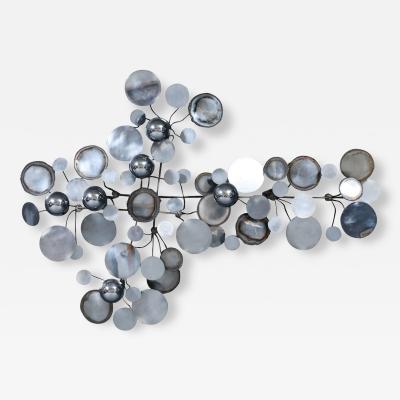 Curtis Jer Californian Modernist Raindrop Chrome Sculpture by Curtis Jere