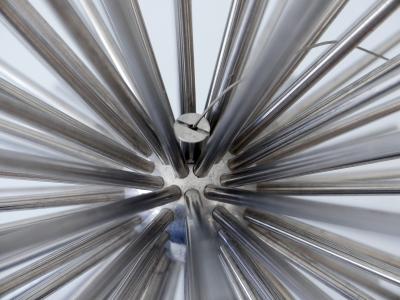 Curtis Jer Century Modern Sculpture Sea Urchin or Sunburst by Curtis Jere 1970s