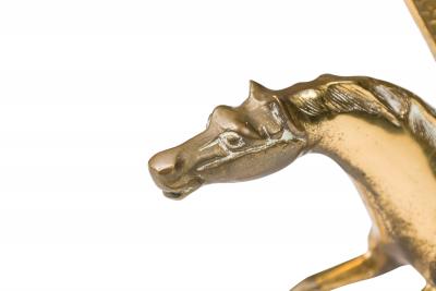 Curtis Jer Curtis Jere American Mid Century Modern Brass Figure of A Pegasus