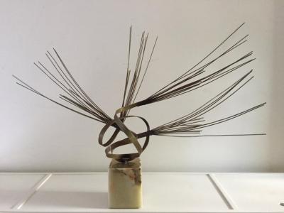 Curtis Jer Curtis Jere Kenetic Cyclone Spirited Sculpture