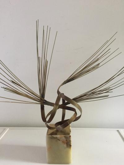 Curtis Jer Curtis Jere Kenetic Cyclone Spirited Sculpture