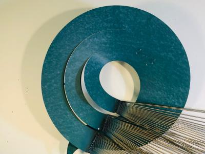 Curtis Jer Curtis Jere Kinetic Wall Sculpture