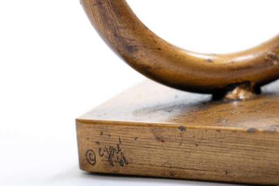 Curtis Jer Curtis Jere Mars Venus Gold Gilt Bookends Sculptures Signed Jer 1968