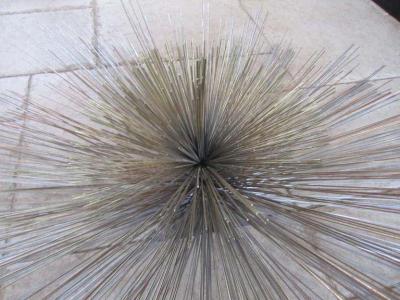Curtis Jer Curtis Jere Multi Toned Metal Starburst Wall Sculpture Mid Century Modern