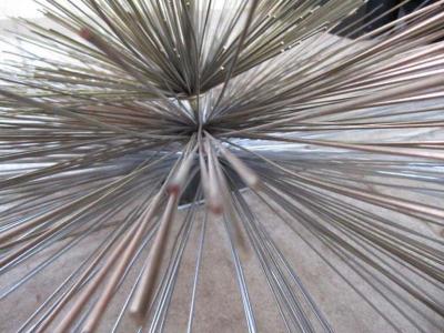 Curtis Jer Curtis Jere Multi Toned Metal Starburst Wall Sculpture Mid Century Modern