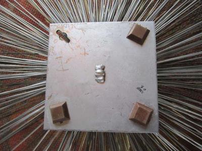 Curtis Jer Curtis Jere Multi Toned Metal Starburst Wall Sculpture Mid Century Modern