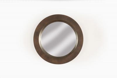 Curtis Jer Curtis Jere Porthole Wall Mirror 1970c 