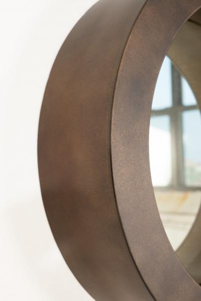 Curtis Jer Curtis Jere Porthole Wall Mirror 1970c 