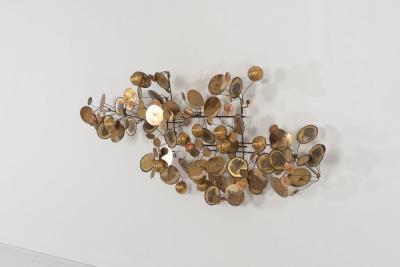 Curtis Jer Curtis Jere Raindrops Wall Sculpture 1965c 