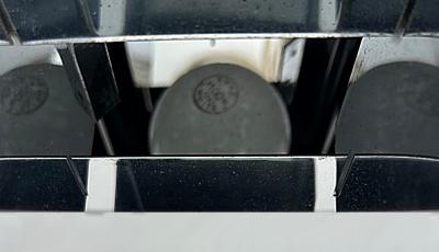 Curtis Jer Curtis Jere Stacked Chrome Geometric Skyscraper Lamp Signed Working Condition