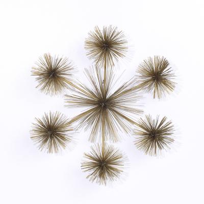 Curtis Jer Curtis Jere Style Mid Century Pom Urchin Sculptures Pair