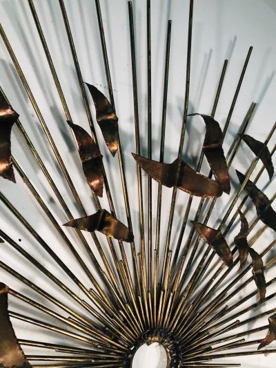 Curtis Jer Flying Birds Wall Sculpture in the Manner of Curtis Jere