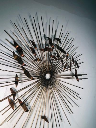 Curtis Jer Flying Birds Wall Sculpture in the Manner of Curtis Jere