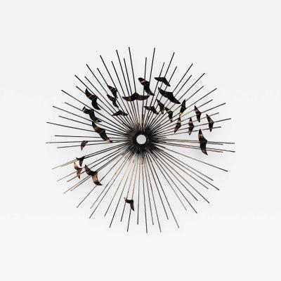 Curtis Jer Flying Birds Wall Sculpture in the Manner of Curtis Jere