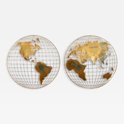 Curtis Jer Globe Wall Hangings by Curtis Jere