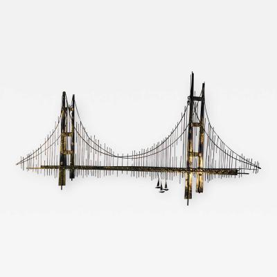 Curtis Jer Large Scale Bridge Wall Sculpture by Curtis Jere