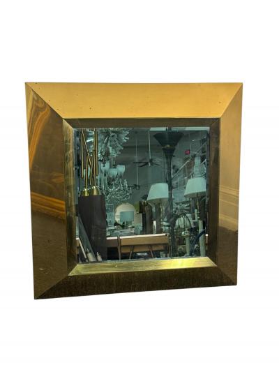 Curtis Jer MODERNIST BRASS MIRROR BY CURTIS JERE