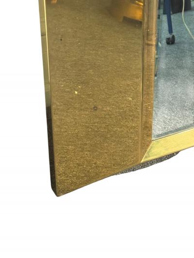 Curtis Jer MODERNIST BRASS MIRROR BY CURTIS JERE