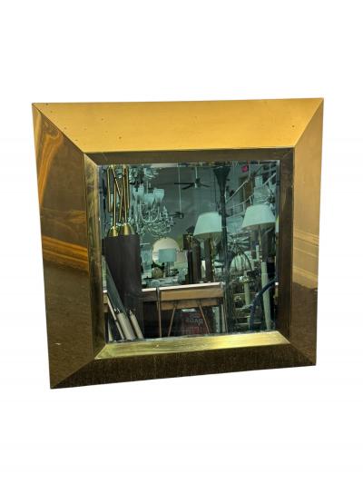 Curtis Jer MODERNIST BRASS MIRROR BY CURTIS JERE