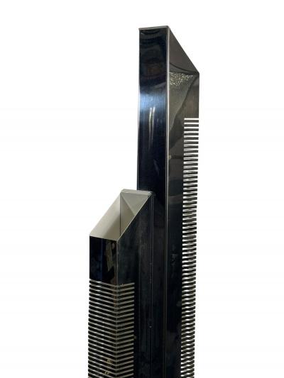 Curtis Jer MODERNIST CURTIS JERE SKYSCRAPER CHROME FLOOR LAMP