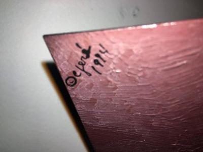 Curtis Jer Pair of Signed Curtis Jere Postmodern Wall Sculptures