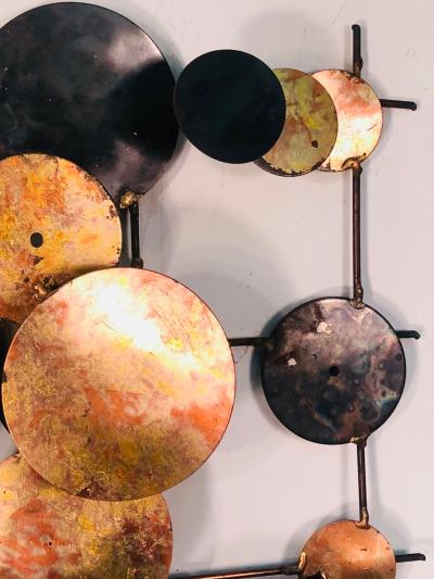 Curtis Jer Rain Drop Wall Sculpture in the Manner of Curtis Jere