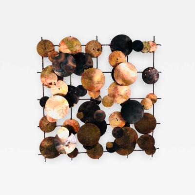 Curtis Jer Rain Drop Wall Sculpture in the Manner of Curtis Jere