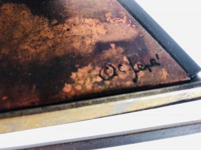 Curtis Jer Rare Curtis Jere Brutalist Train Station Wall Sculpture