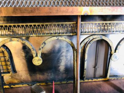 Curtis Jer Rare Curtis Jere Brutalist Train Station Wall Sculpture