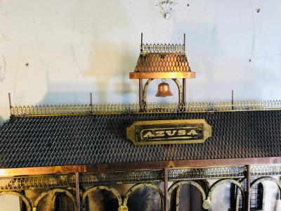 Curtis Jer Rare Curtis Jere Brutalist Train Station Wall Sculpture