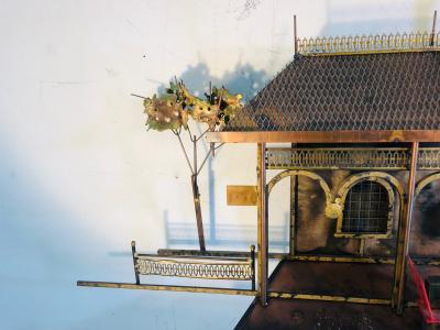 Curtis Jer Rare Curtis Jere Brutalist Train Station Wall Sculpture