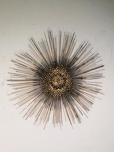 Curtis Jer Sunburst Wall Sculpture in the Manner of Curtis Jere
