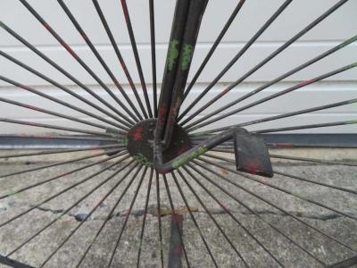 Curtis Jer Whimsical Signed Curtis Jere bicycle Highwheeler Table Wall Sculpture