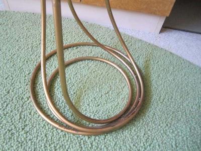 Curtis Jer Wonderful C Jere Brass Trumpet Vine Tall Floor Sculpture Kinetic Mid century