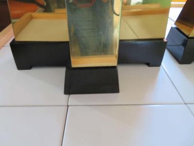 Curtis Jer Wonderful Pair of Curtis Jere Style Brass Table Lamps Mid Century Modern
