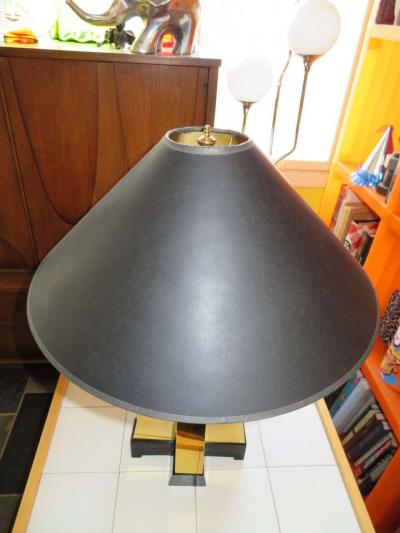 Curtis Jer Wonderful Pair of Curtis Jere Style Brass Table Lamps Mid Century Modern