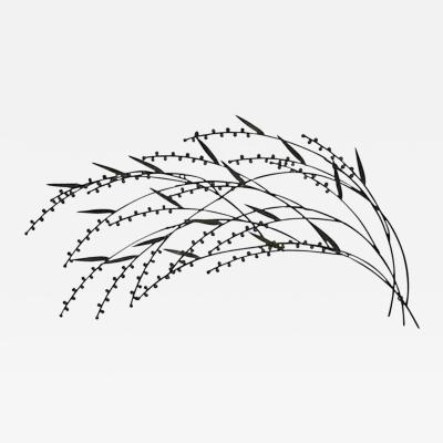 Curtis Jere Beautiful Berry and Tree Branch Wall Sculpture by Curtis Jere